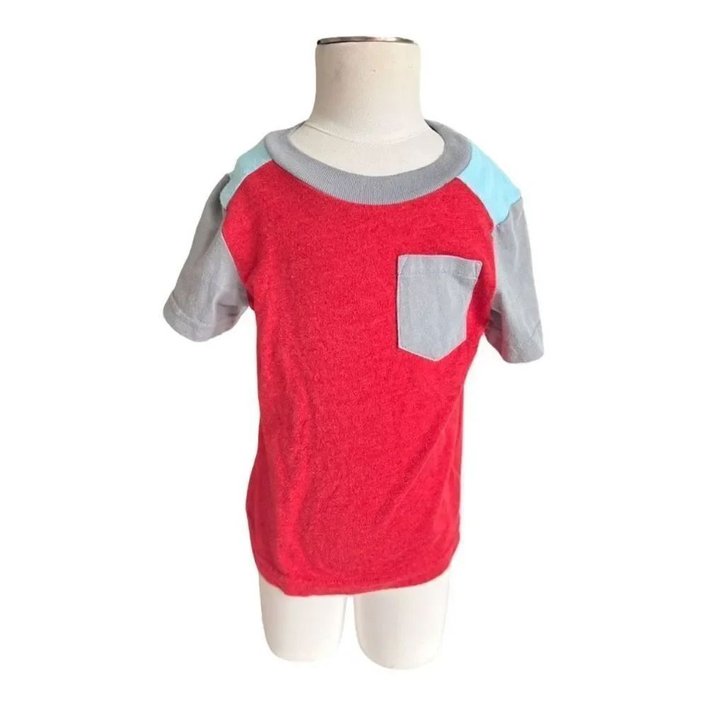 Baby Boys Circo Patriotic Perfect Pocket Ringer Tee Shirt - Sz 18 mo